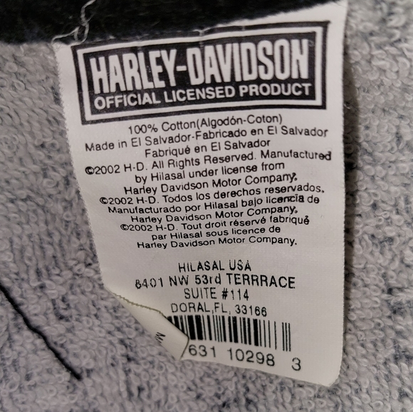 Harley Davidson Eagle Towel - Picture 4 of 6